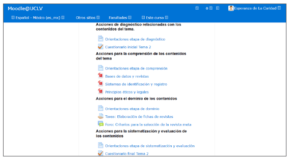 Página principal del tema 2: Las revistas científicas en la publicación de resultados de investigación  