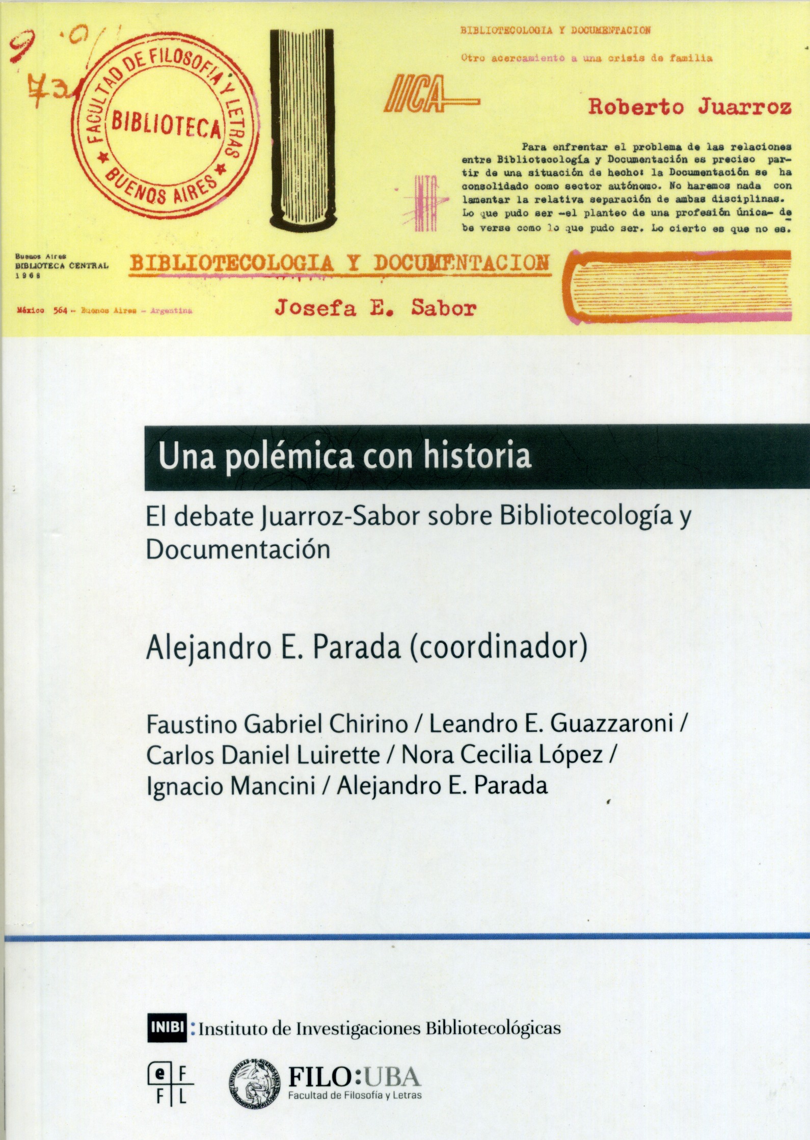 Cubierta del Cuaderno de Bibliotecología número 26, 2018  